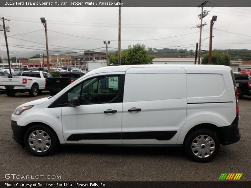 Frozen White / Palazzo Grey 2019 Ford Transit Connect XL Van