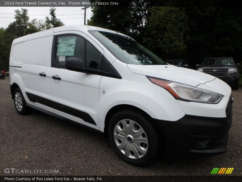 Frozen White / Palazzo Grey 2019 Ford Transit Connect XL Van