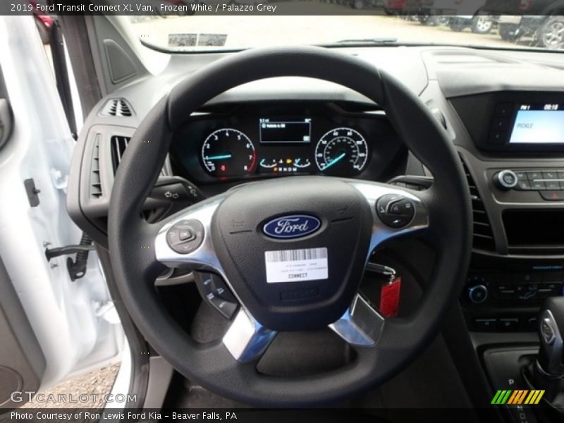 Frozen White / Palazzo Grey 2019 Ford Transit Connect XL Van