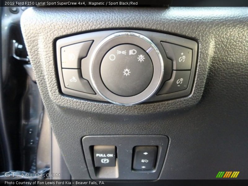 Magnetic / Sport Black/Red 2019 Ford F150 Lariat Sport SuperCrew 4x4