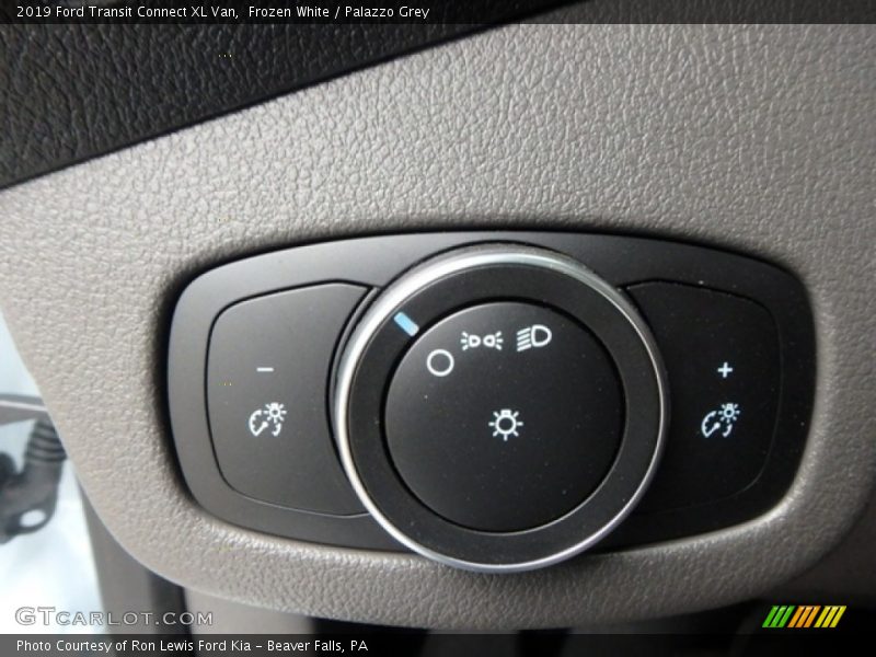 Frozen White / Palazzo Grey 2019 Ford Transit Connect XL Van