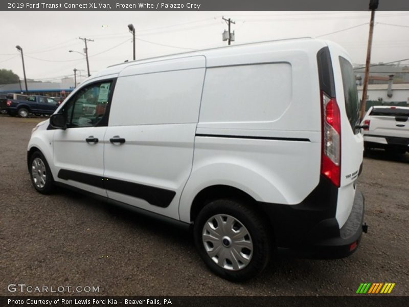 Frozen White / Palazzo Grey 2019 Ford Transit Connect XL Van