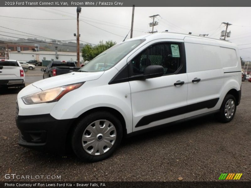 Frozen White / Palazzo Grey 2019 Ford Transit Connect XL Van