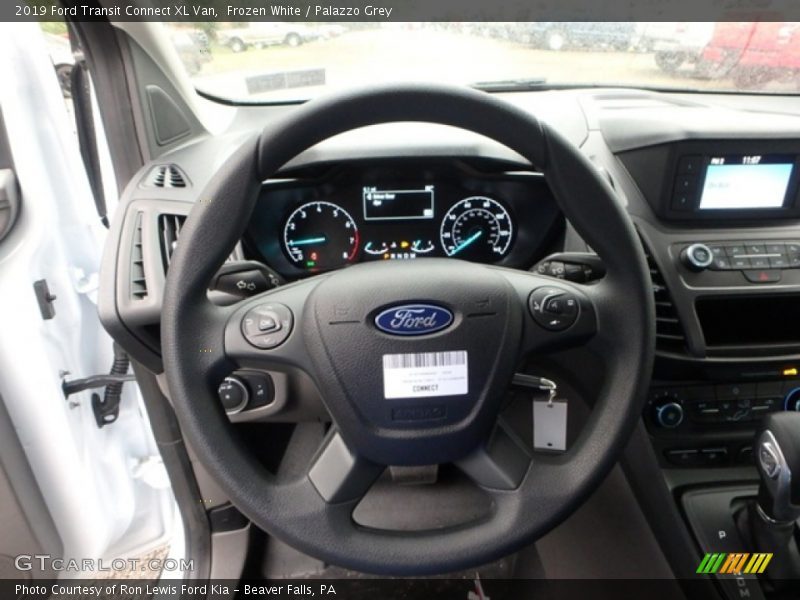 Frozen White / Palazzo Grey 2019 Ford Transit Connect XL Van