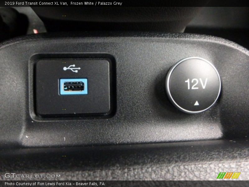 Frozen White / Palazzo Grey 2019 Ford Transit Connect XL Van