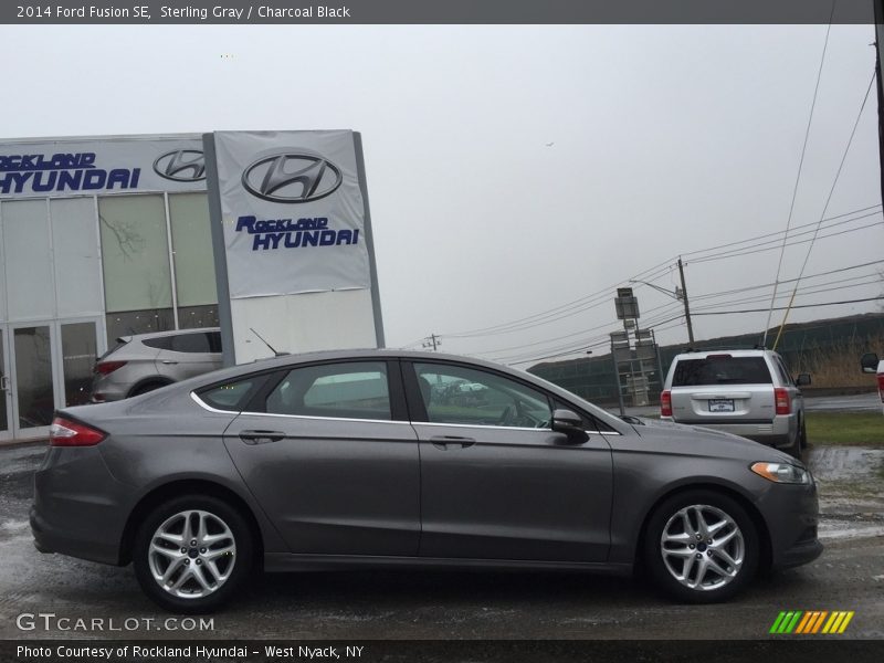 Sterling Gray / Charcoal Black 2014 Ford Fusion SE