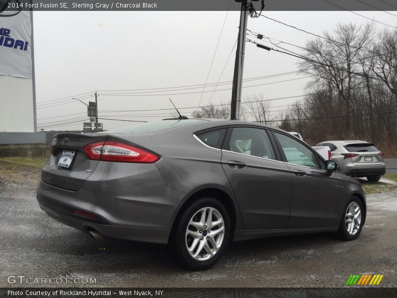 Sterling Gray / Charcoal Black 2014 Ford Fusion SE