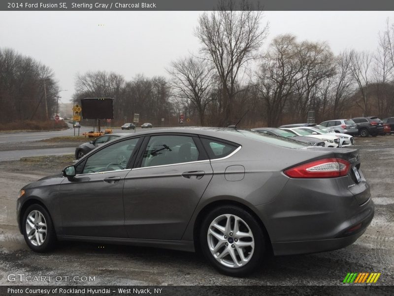 Sterling Gray / Charcoal Black 2014 Ford Fusion SE