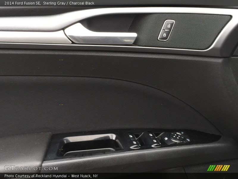 Sterling Gray / Charcoal Black 2014 Ford Fusion SE