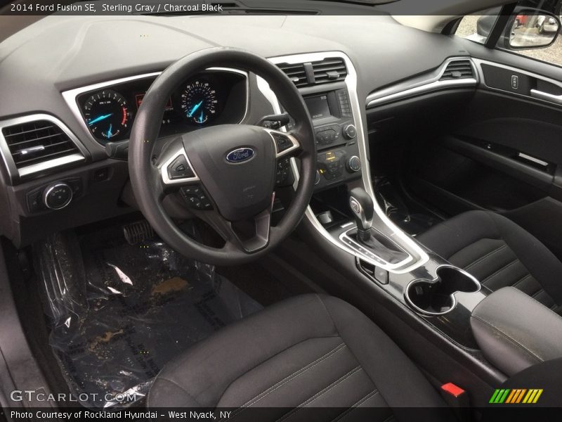 Sterling Gray / Charcoal Black 2014 Ford Fusion SE