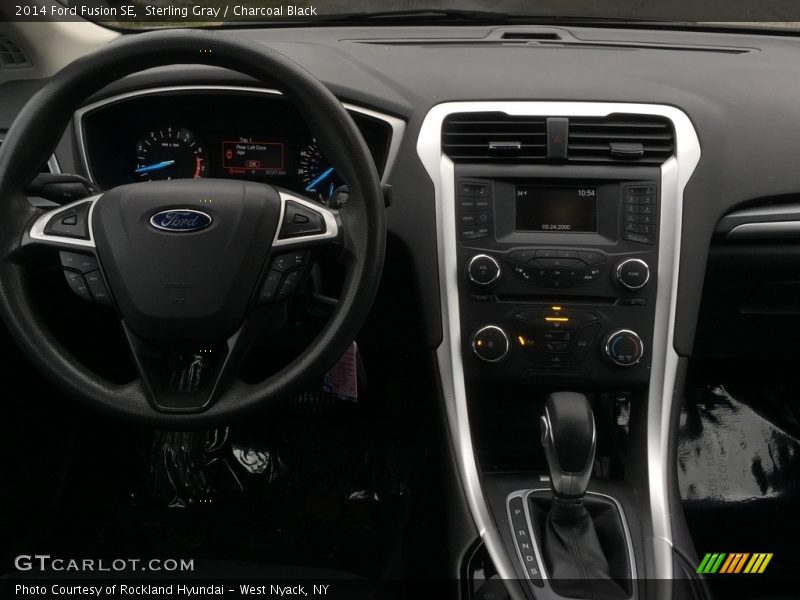 Sterling Gray / Charcoal Black 2014 Ford Fusion SE