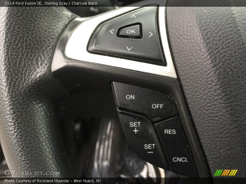 Sterling Gray / Charcoal Black 2014 Ford Fusion SE