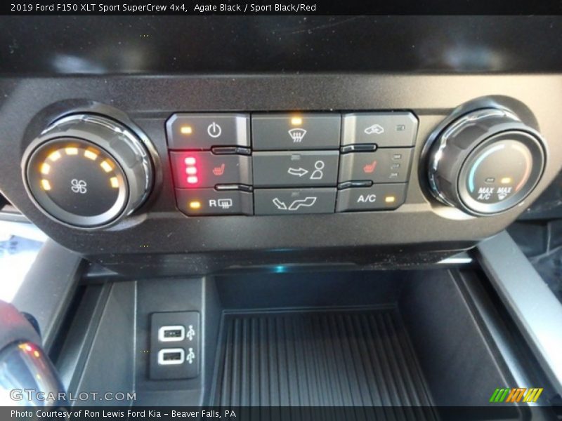 Agate Black / Sport Black/Red 2019 Ford F150 XLT Sport SuperCrew 4x4