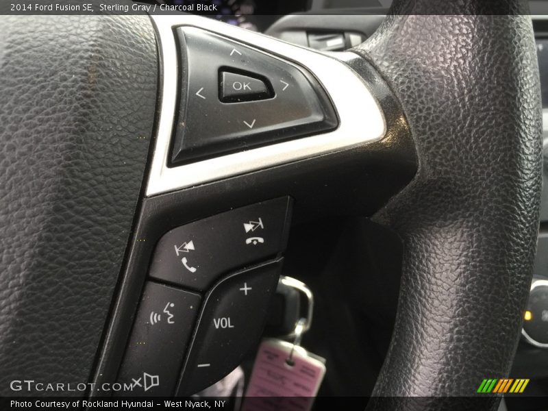 Sterling Gray / Charcoal Black 2014 Ford Fusion SE