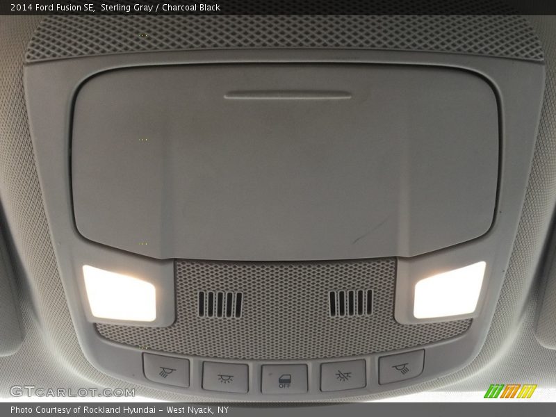 Sterling Gray / Charcoal Black 2014 Ford Fusion SE