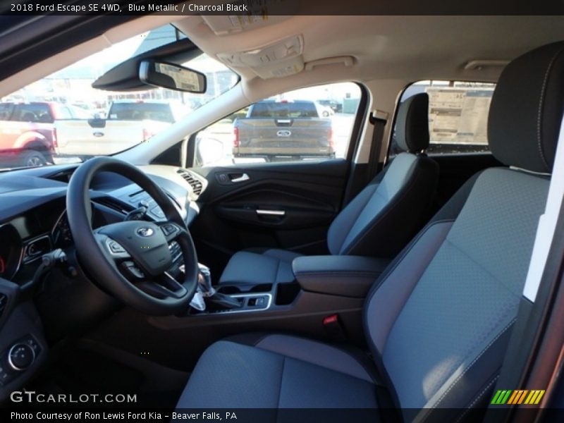 Blue Metallic / Charcoal Black 2018 Ford Escape SE 4WD