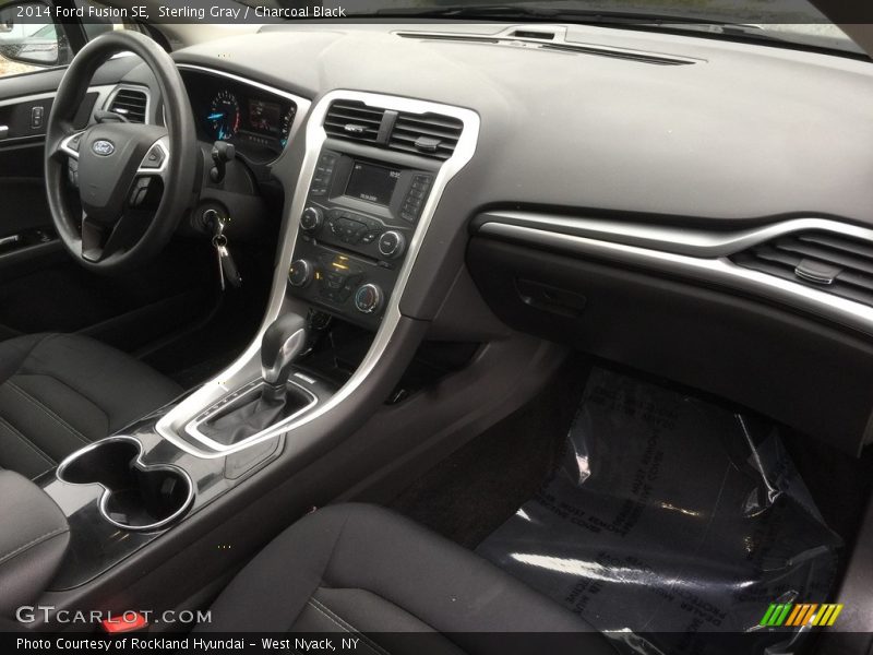 Sterling Gray / Charcoal Black 2014 Ford Fusion SE