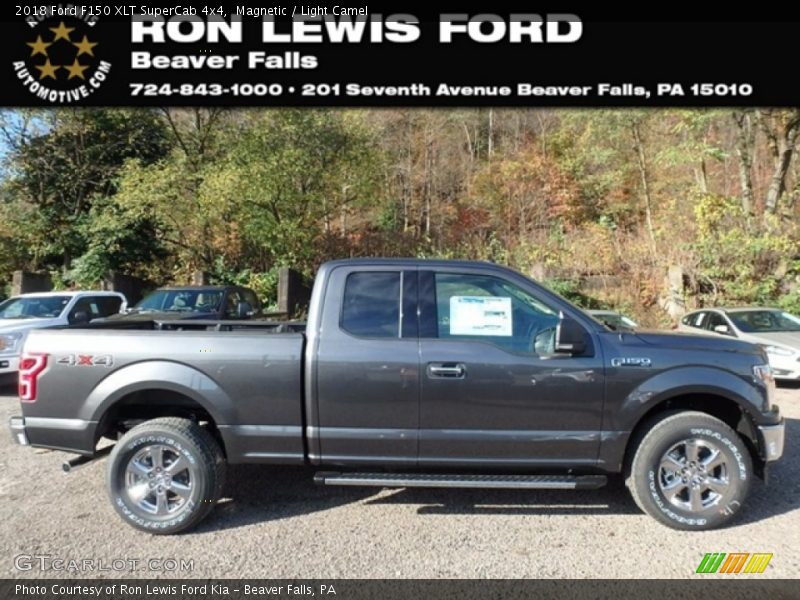 Magnetic / Light Camel 2018 Ford F150 XLT SuperCab 4x4