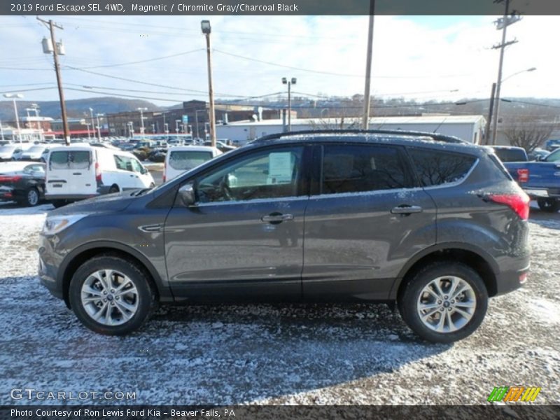 Magnetic / Chromite Gray/Charcoal Black 2019 Ford Escape SEL 4WD