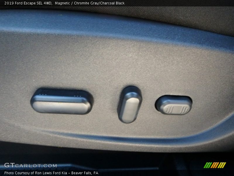 Magnetic / Chromite Gray/Charcoal Black 2019 Ford Escape SEL 4WD