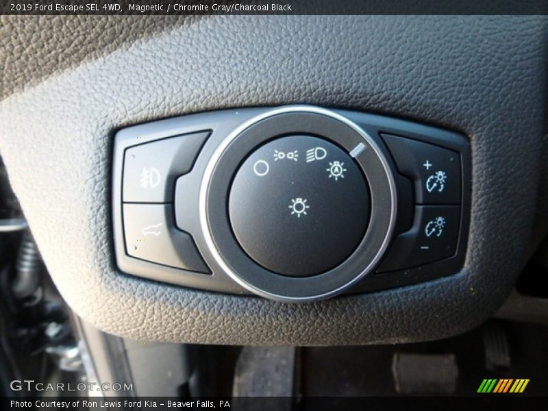 Magnetic / Chromite Gray/Charcoal Black 2019 Ford Escape SEL 4WD