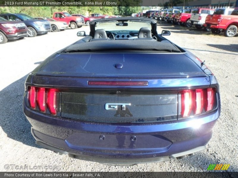 Kona Blue / Ebony 2019 Ford Mustang GT Premium Convertible