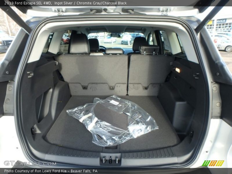 Ingot Silver / Chromite Gray/Charcoal Black 2019 Ford Escape SEL 4WD