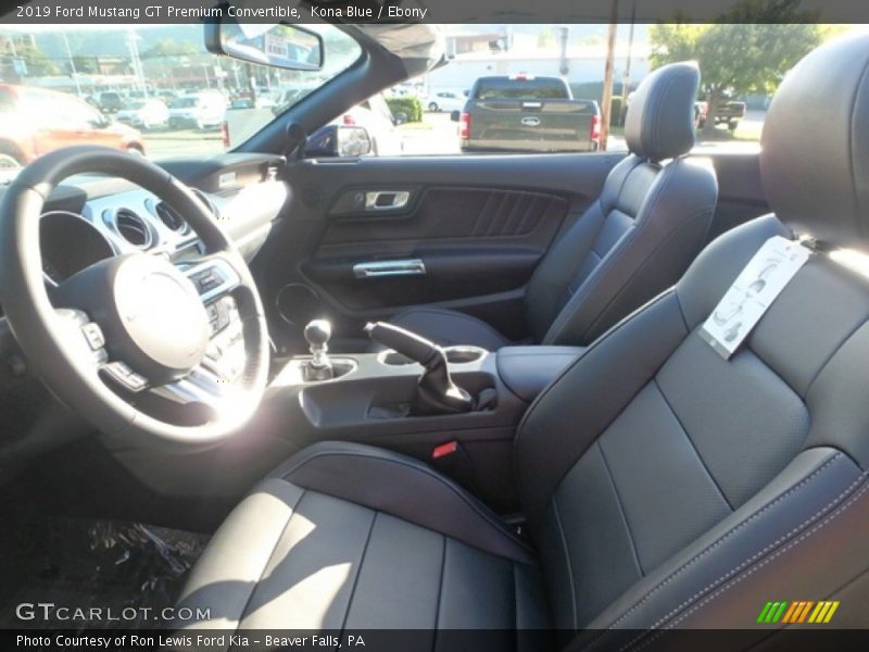 Kona Blue / Ebony 2019 Ford Mustang GT Premium Convertible