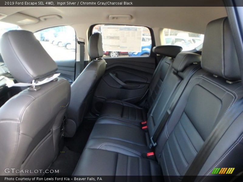 Ingot Silver / Chromite Gray/Charcoal Black 2019 Ford Escape SEL 4WD