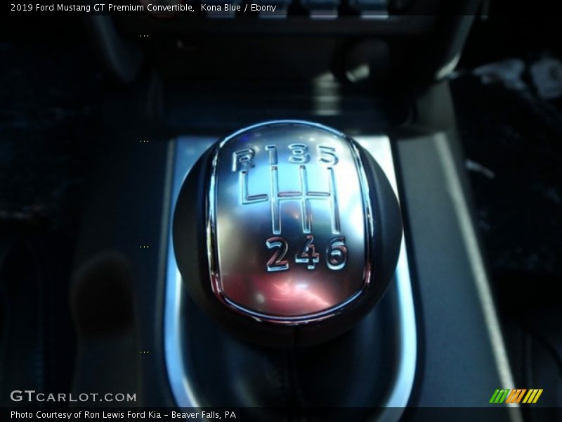  2019 Mustang GT Premium Convertible 6 Speed Manual Shifter