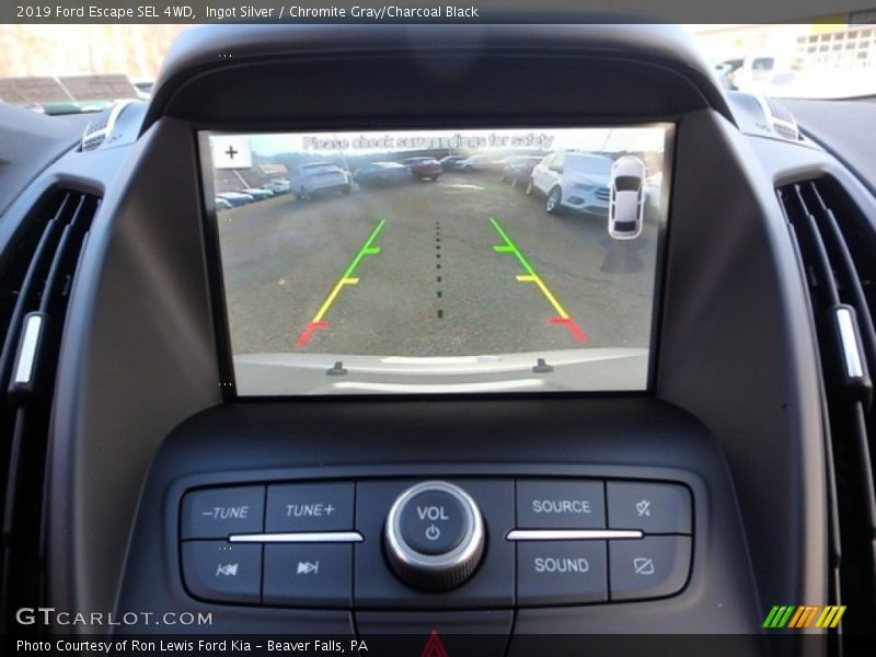 Ingot Silver / Chromite Gray/Charcoal Black 2019 Ford Escape SEL 4WD