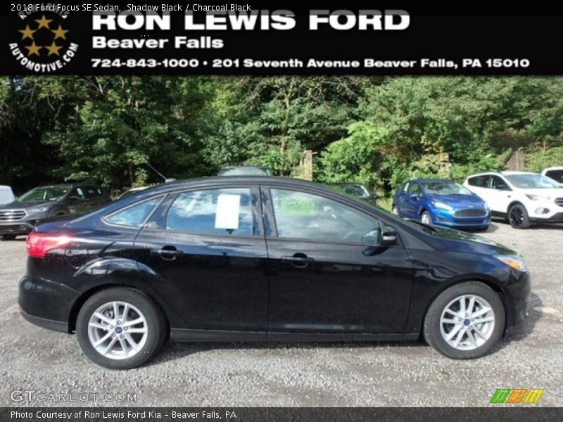 Shadow Black / Charcoal Black 2018 Ford Focus SE Sedan
