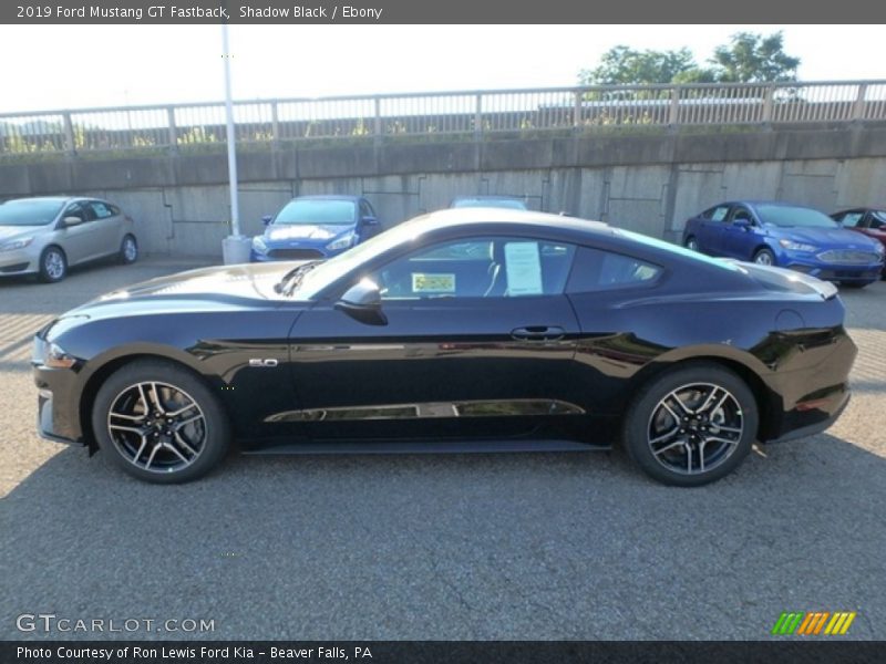 Shadow Black / Ebony 2019 Ford Mustang GT Fastback