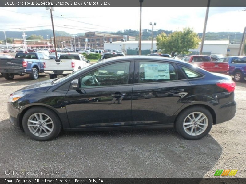 Shadow Black / Charcoal Black 2018 Ford Focus SE Sedan