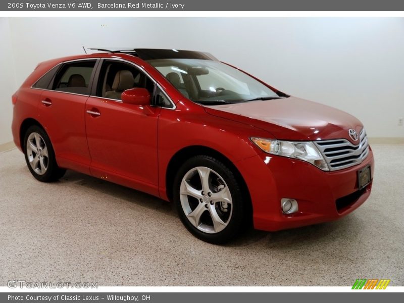 Barcelona Red Metallic / Ivory 2009 Toyota Venza V6 AWD