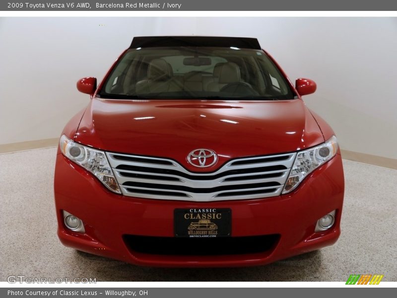 Barcelona Red Metallic / Ivory 2009 Toyota Venza V6 AWD