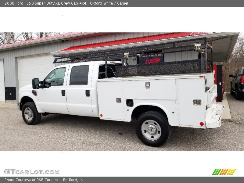 Oxford White / Camel 2008 Ford F350 Super Duty XL Crew Cab 4x4
