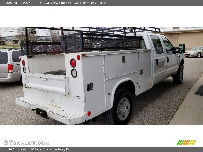 Oxford White / Camel 2008 Ford F350 Super Duty XL Crew Cab 4x4