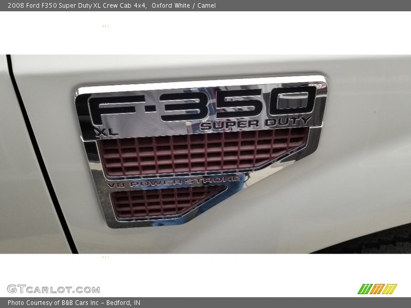 Oxford White / Camel 2008 Ford F350 Super Duty XL Crew Cab 4x4