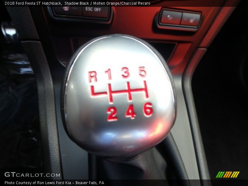  2018 Fiesta ST Hatchback 6 Speed Manual Shifter