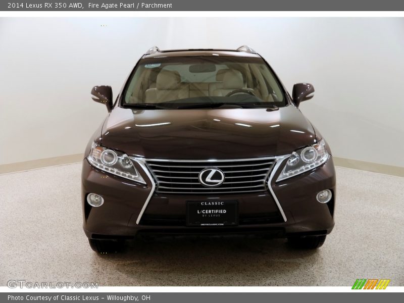 Fire Agate Pearl / Parchment 2014 Lexus RX 350 AWD