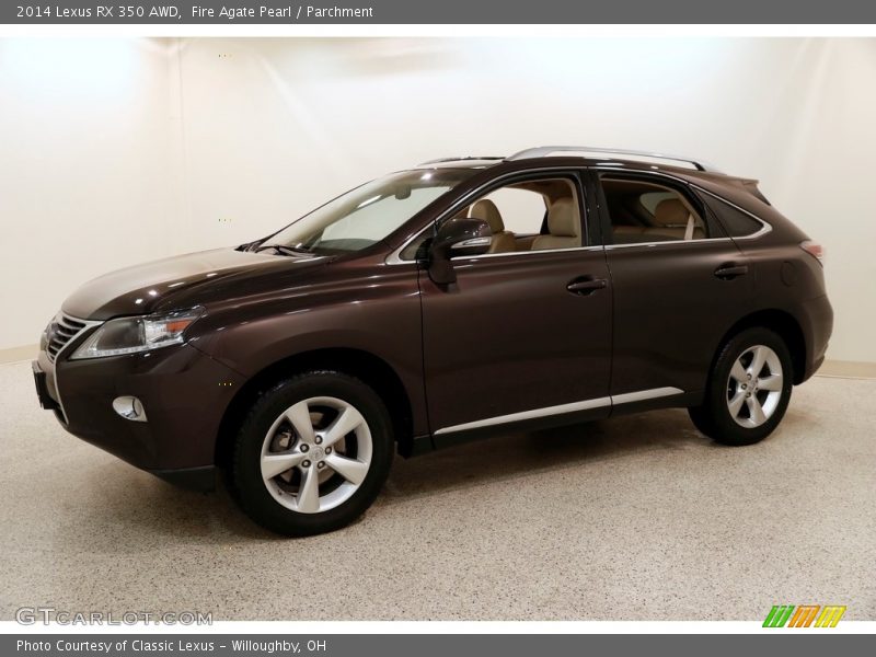 Fire Agate Pearl / Parchment 2014 Lexus RX 350 AWD