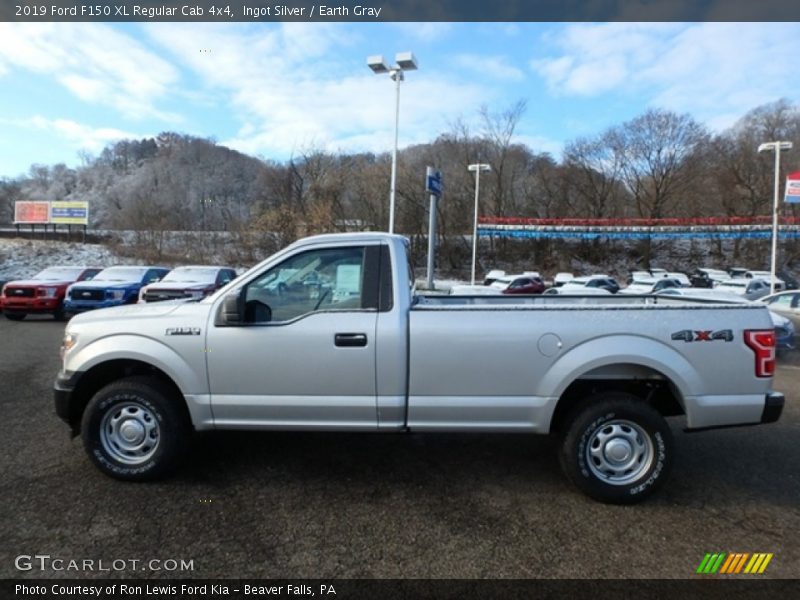  2019 F150 XL Regular Cab 4x4 Ingot Silver