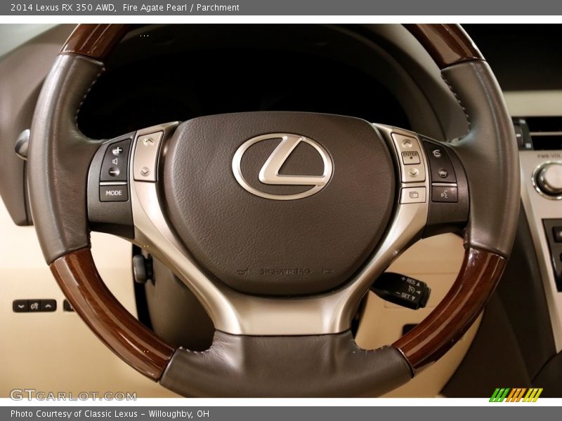 Fire Agate Pearl / Parchment 2014 Lexus RX 350 AWD