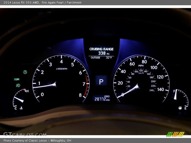 Fire Agate Pearl / Parchment 2014 Lexus RX 350 AWD