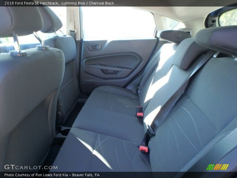 Lightning Blue / Charcoal Black 2018 Ford Fiesta SE Hatchback