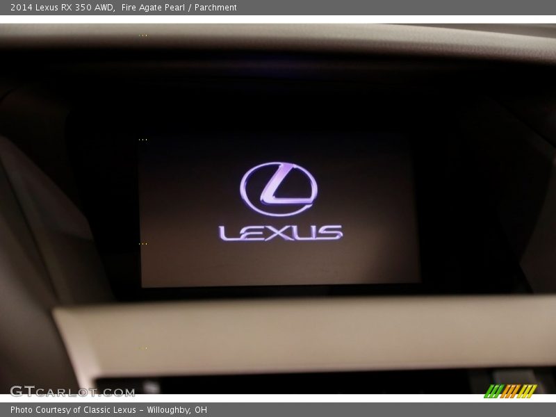 Fire Agate Pearl / Parchment 2014 Lexus RX 350 AWD