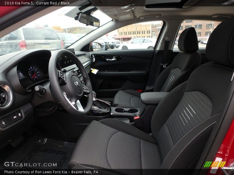 Front Seat of 2019 Forte S