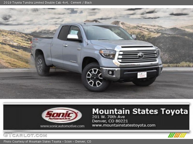 Cement / Black 2019 Toyota Tundra Limited Double Cab 4x4