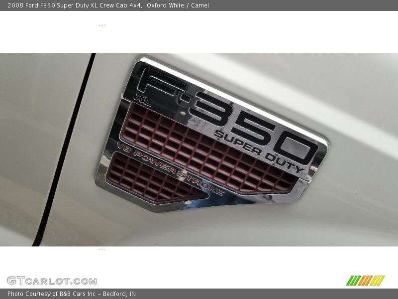 Oxford White / Camel 2008 Ford F350 Super Duty XL Crew Cab 4x4
